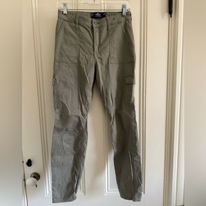 Hollister green cargo pants